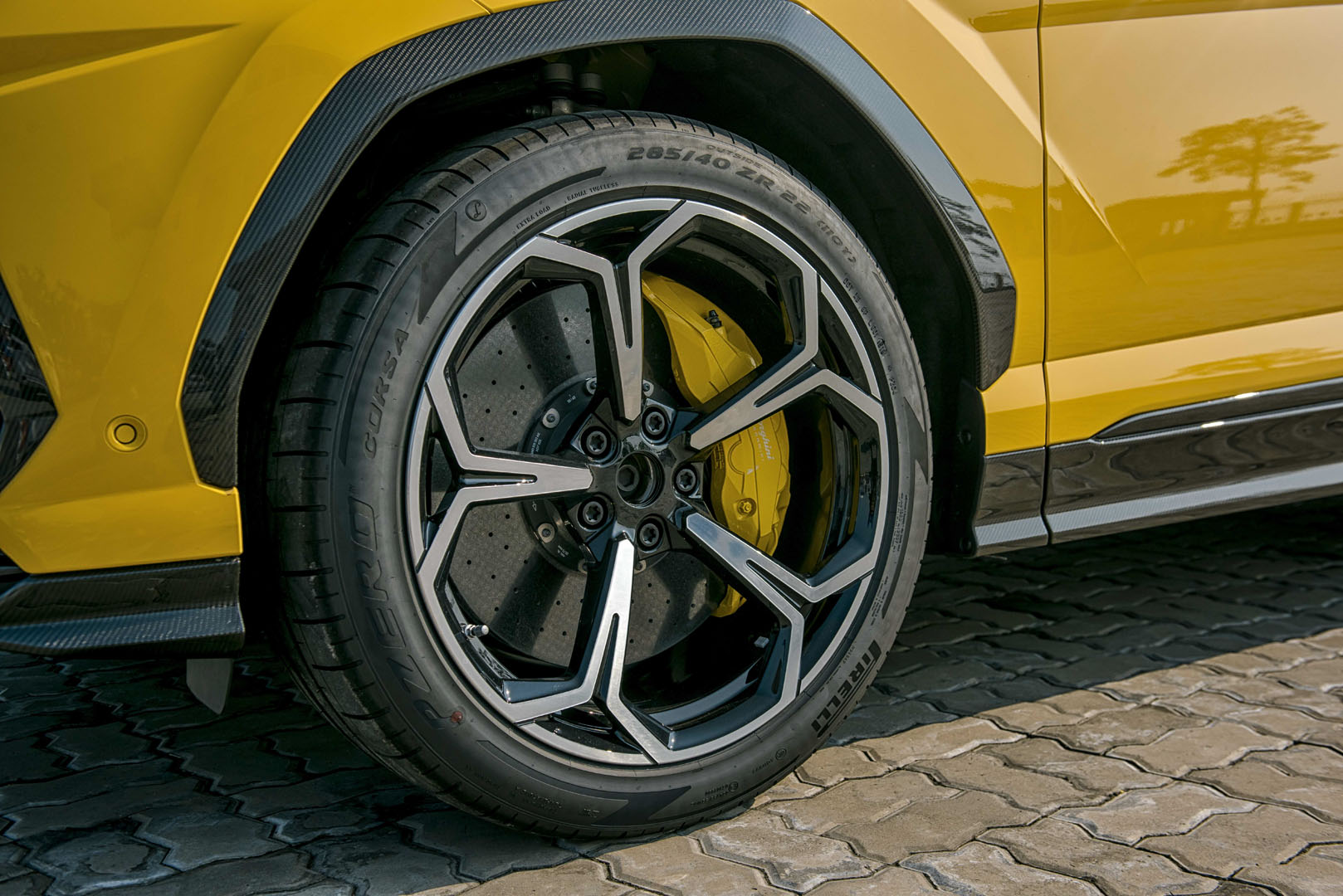 Bộ mâm của xe Lamborghini Urus