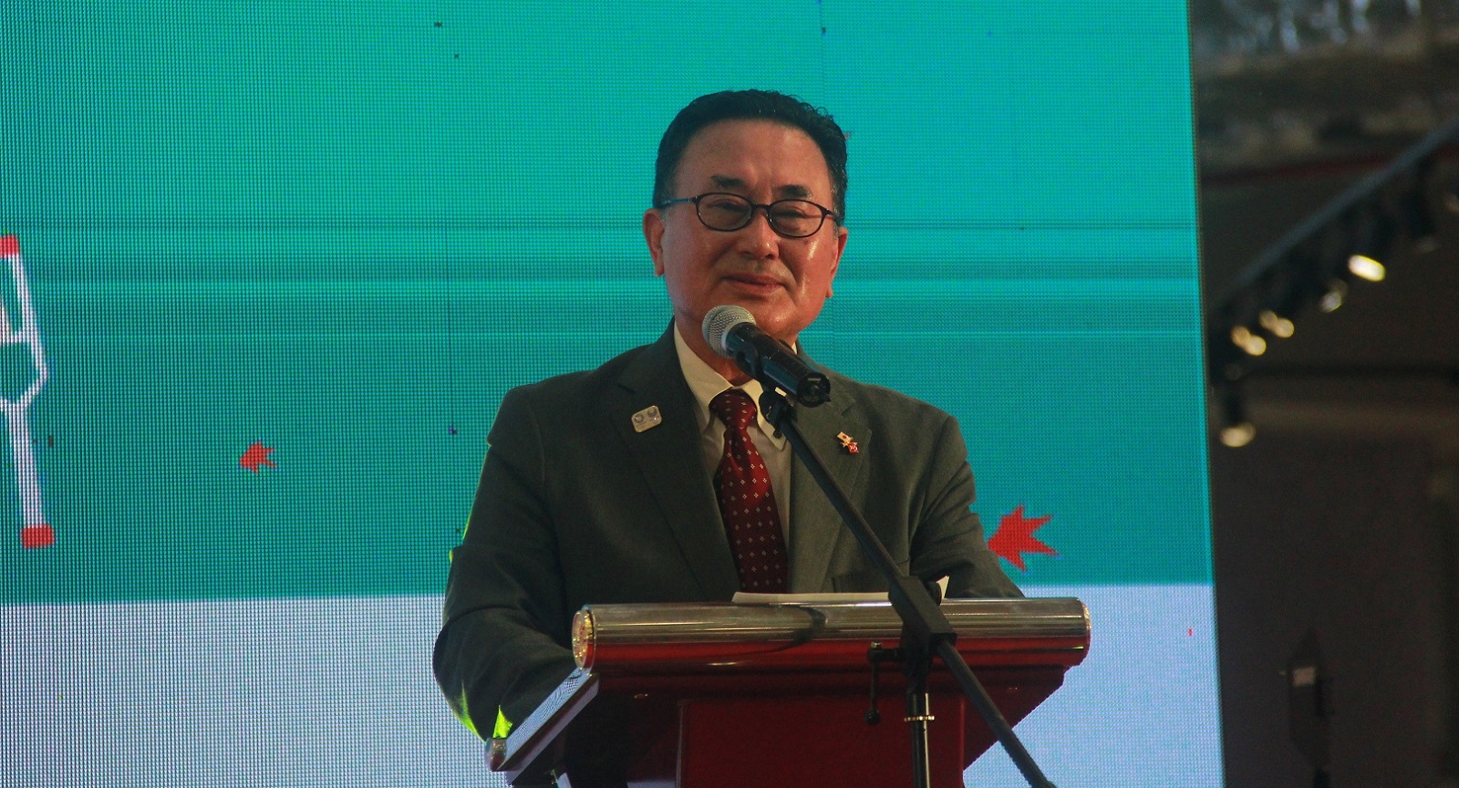 Ông Kawaue Junichi, Tổng Lãnh sự Nhật Bản tại TP.HCM, phát biểu tại chương trình