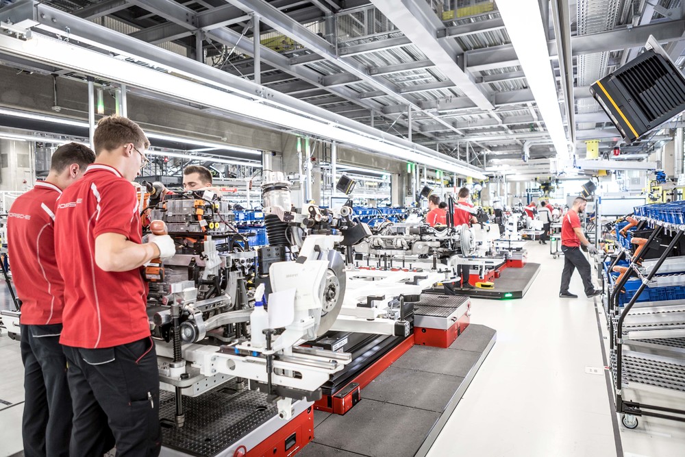 Nhà máy Porsche mới dành riêng cho việc sản xuất mẫu xe điện Taycan