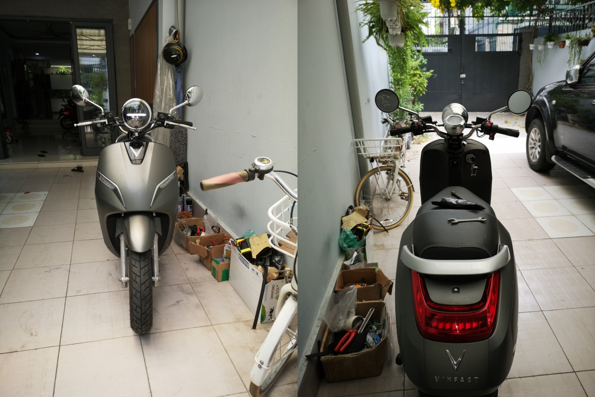 Thiết kế đầu và đuôi xe khi chưa dán đề can