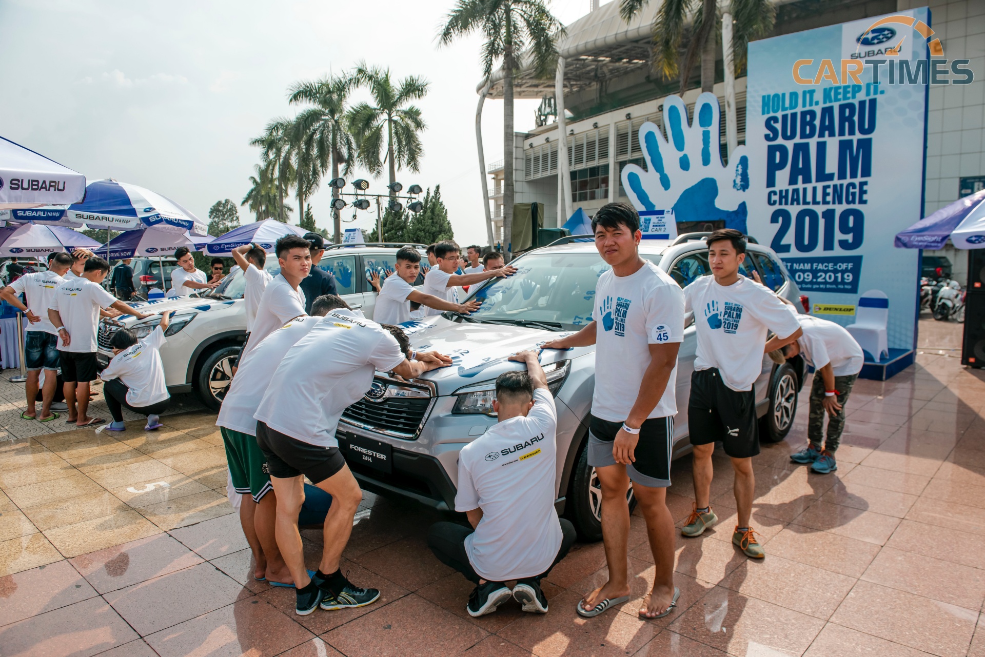 Các thí sinh tham dự Subaru Palm Challenge 2019