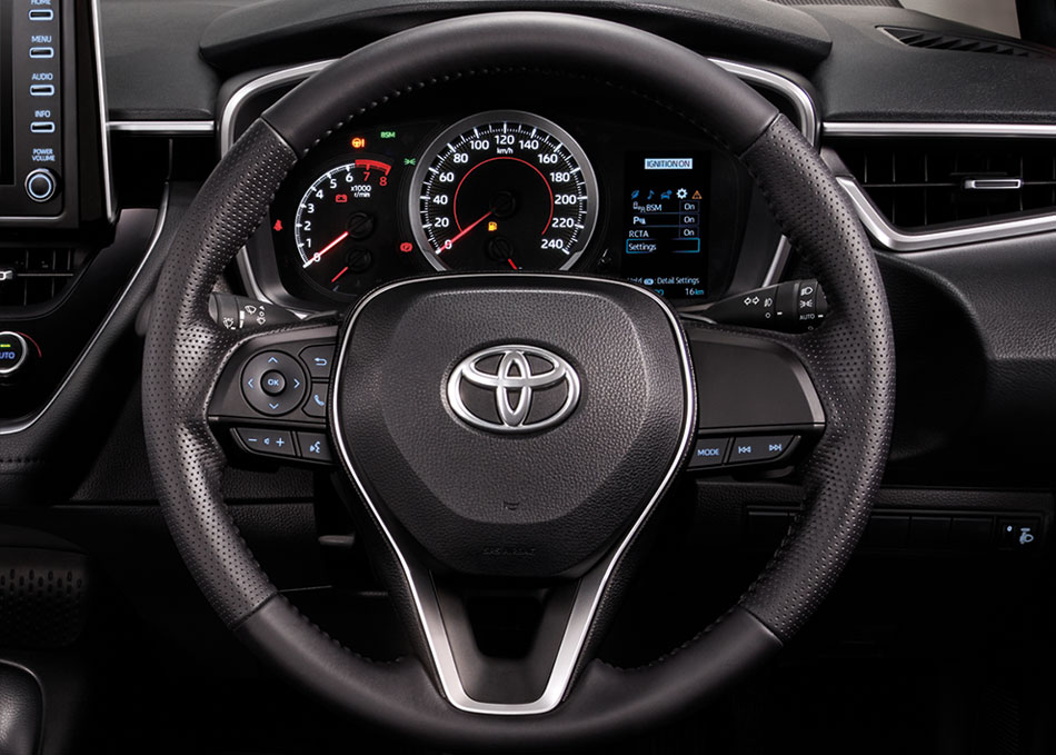 Thiết kế vô lăng xe Toyota Corolla Altis 2019