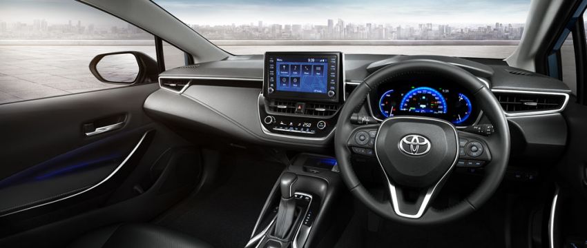Thiết kế hàng ghế trước trên Toyota Corolla Altis thế hệ mới