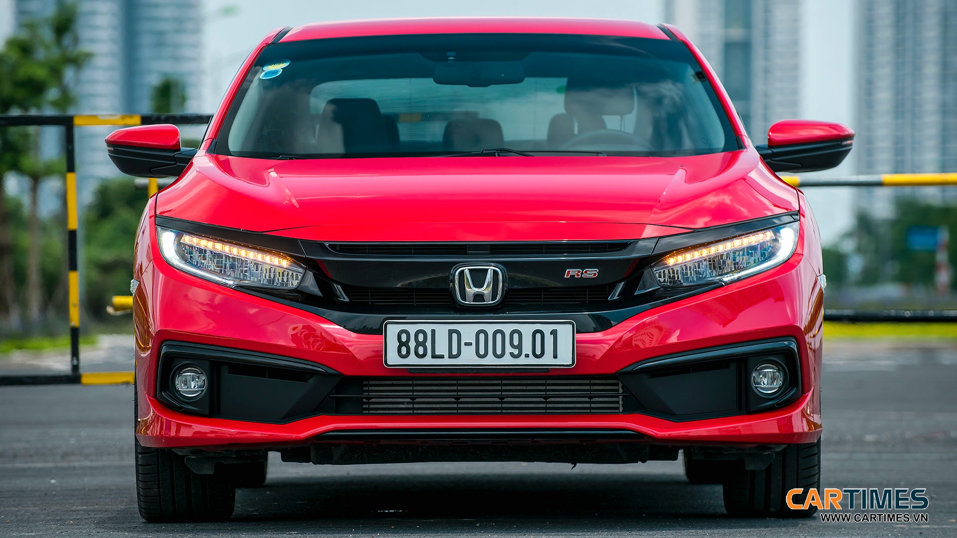 Thiết kế đầu xe Honda Civic RS 2019