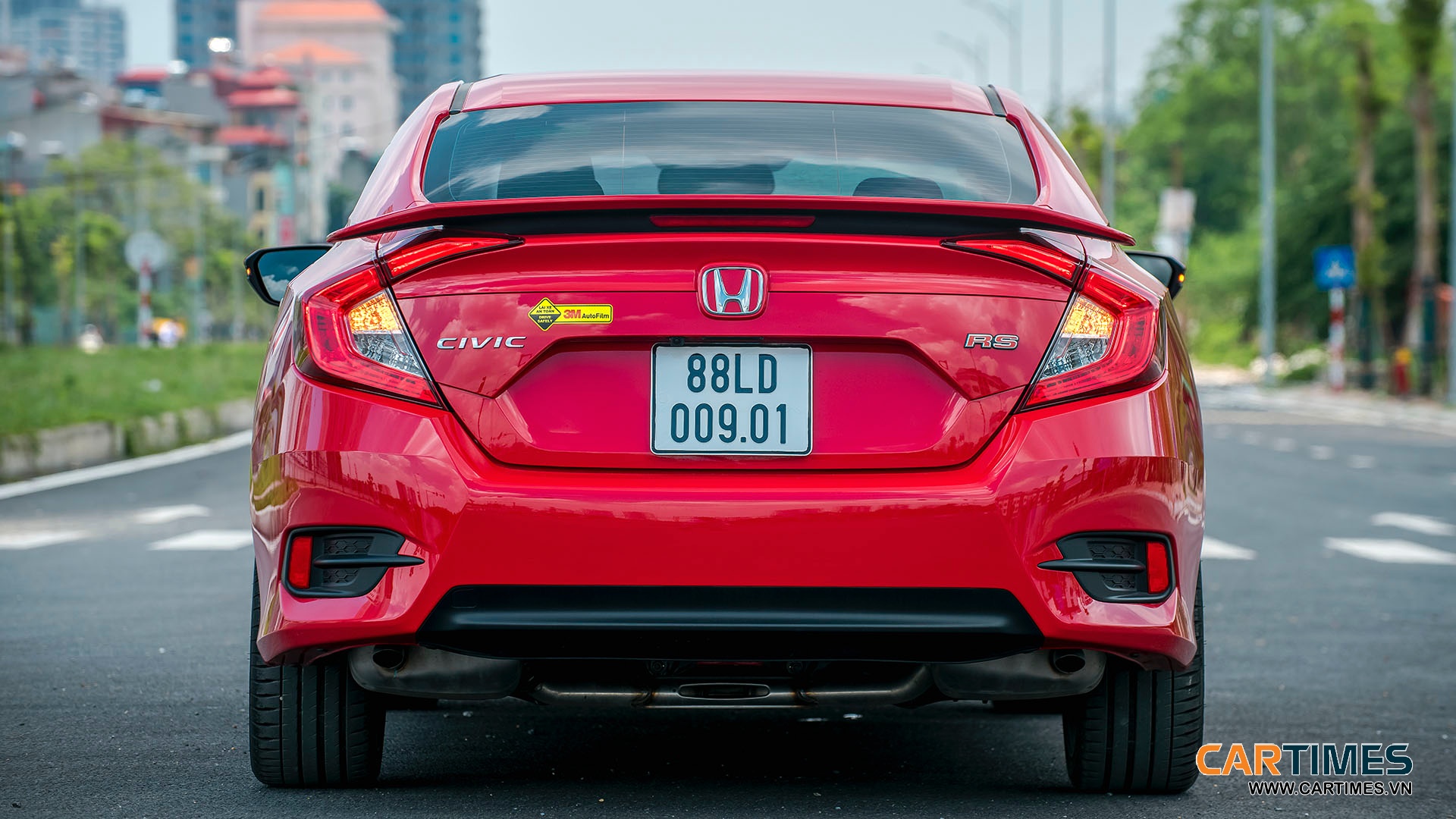 Thiết kế đuôi xe Honda Civic RS 2019