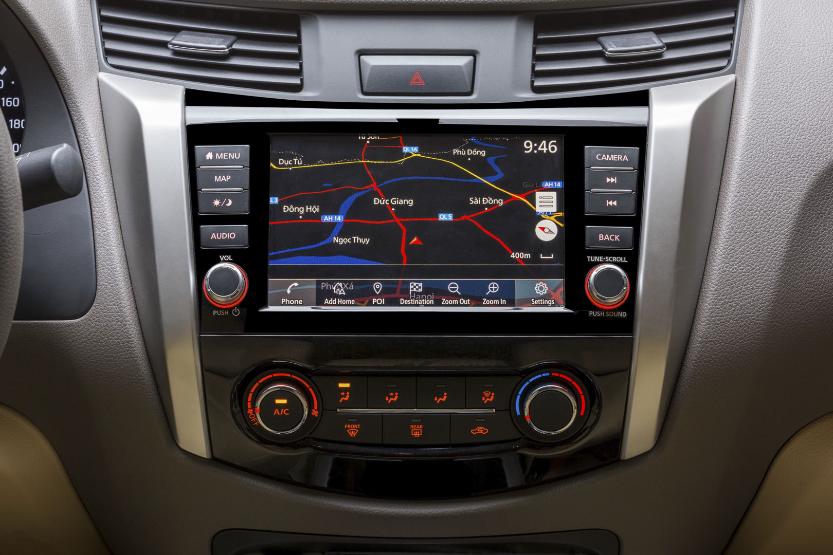 Màn hình giải trí xe Nissan Navara EL Premium Z
