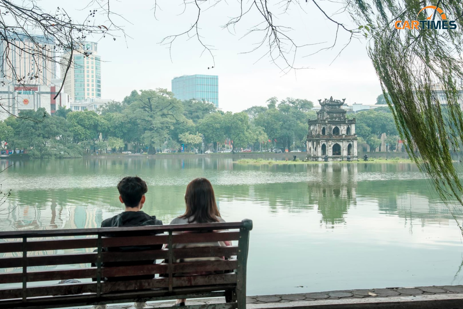 Rất nhiều người đi chơi từ sớm