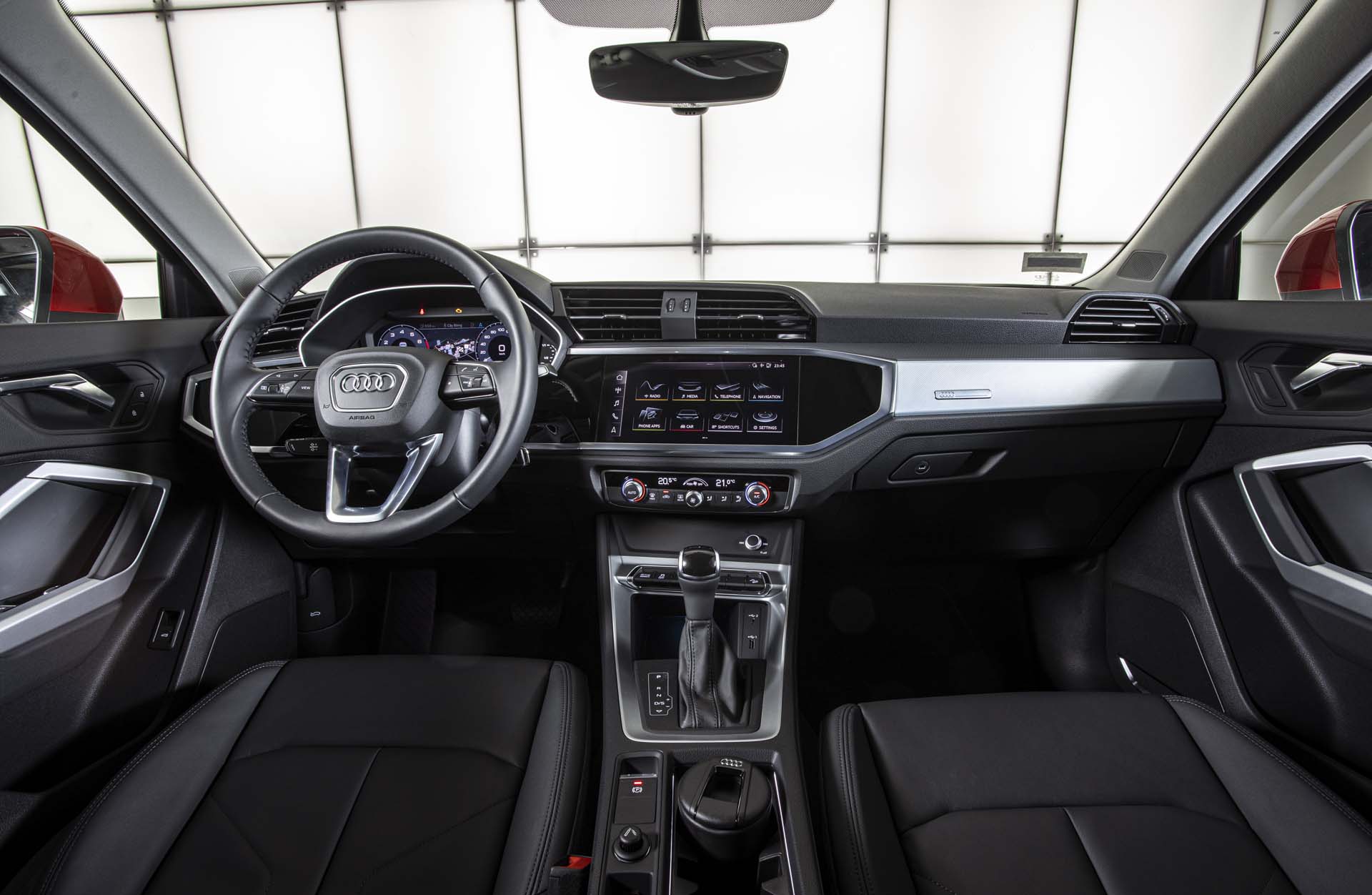 Hàng ghế trước của xe Audi Q3 Sportback