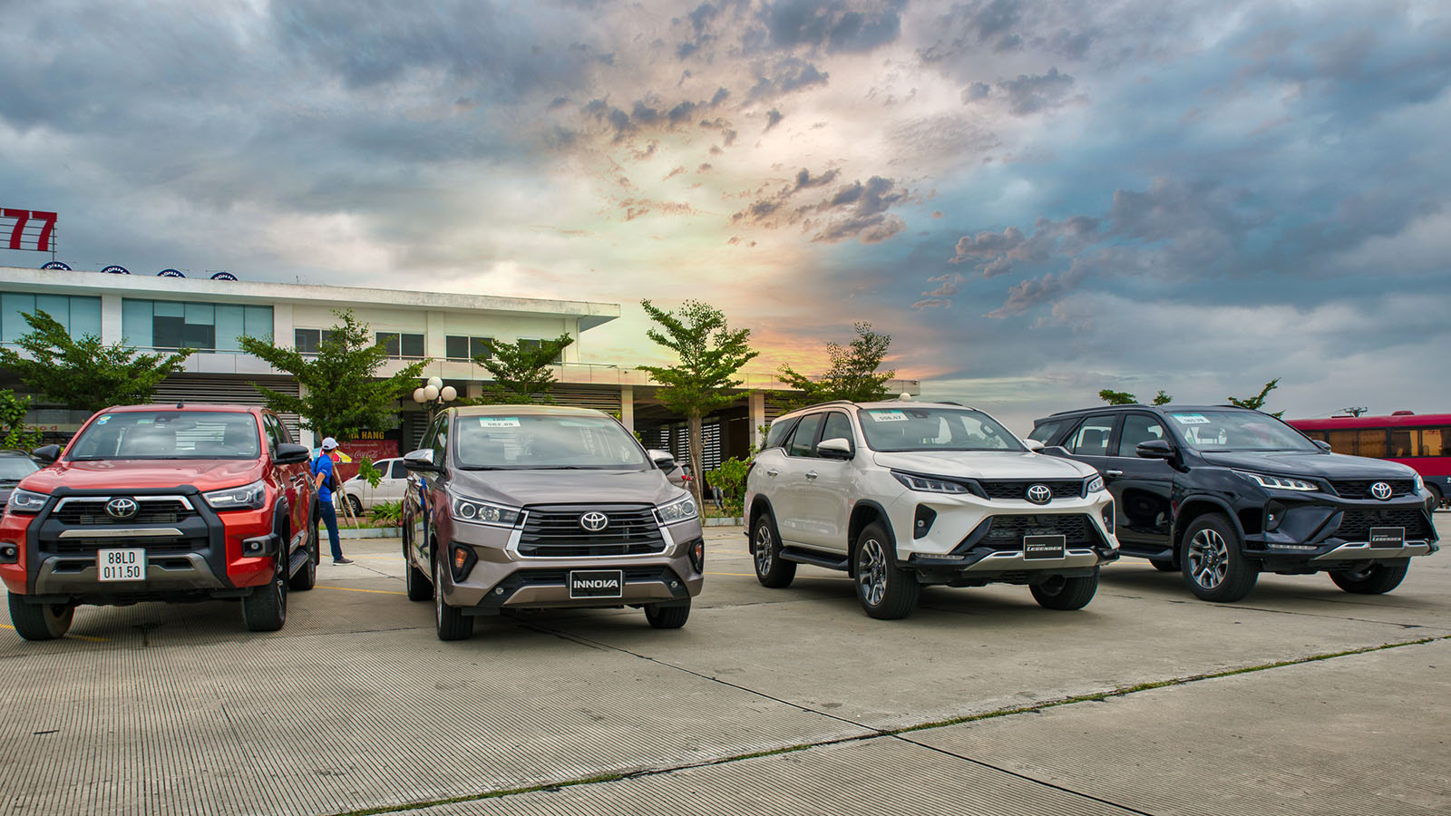 Hành trình xe Toyota
