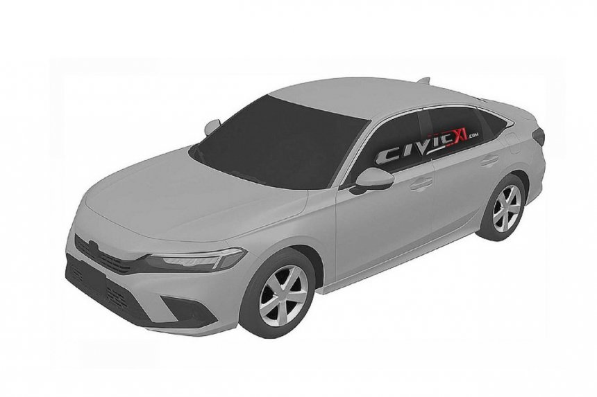 Hình ảnh đầu tiên về Honda Civic 2022
