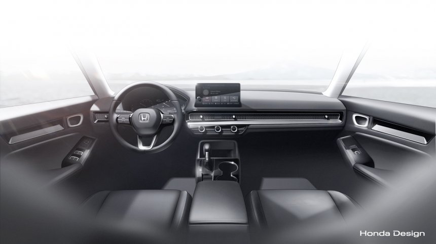 Honda Civic 2022 bản xem trước lộ diện