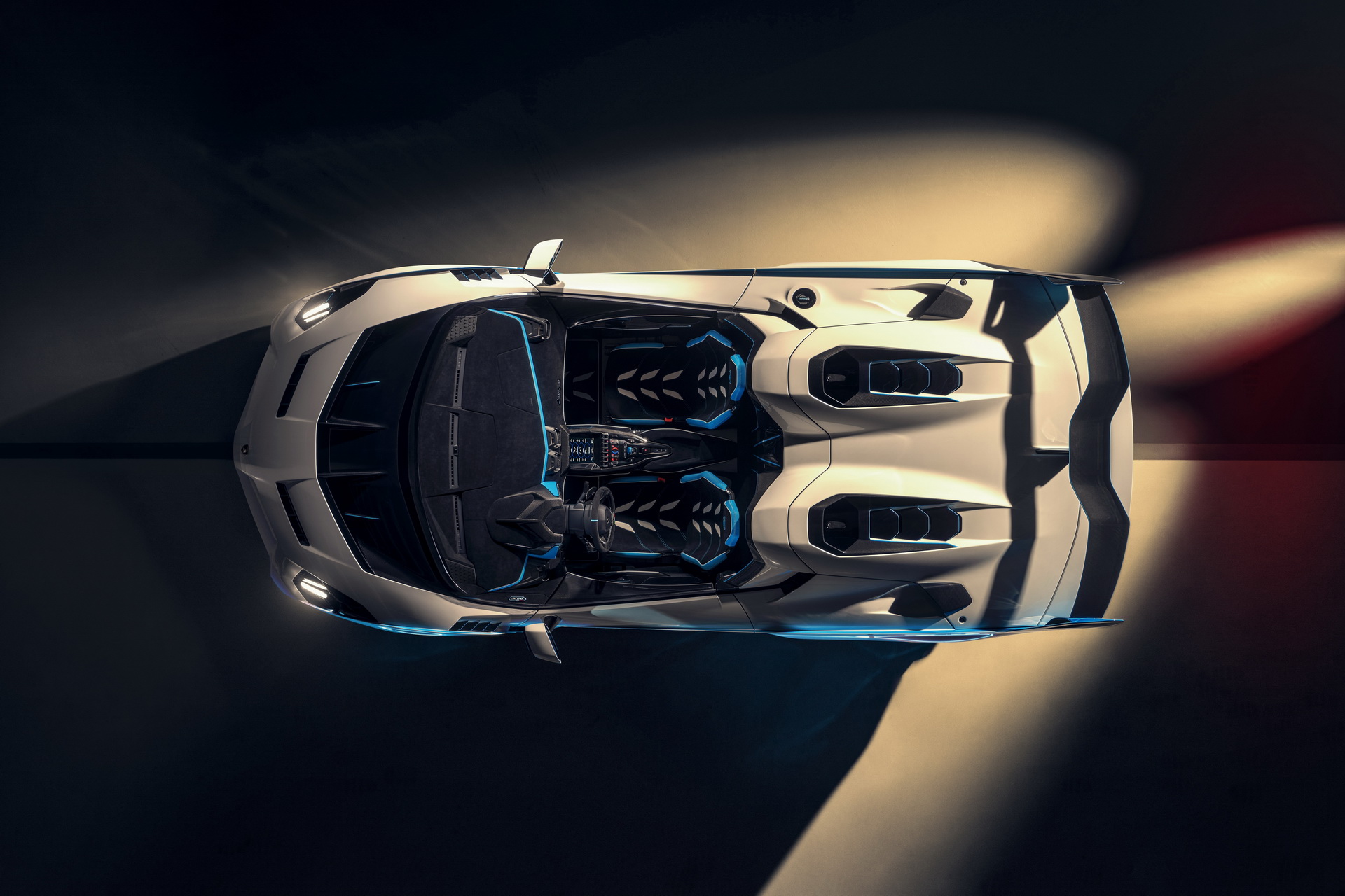 Lamborghini SC20 nhìn từ phía trên cao