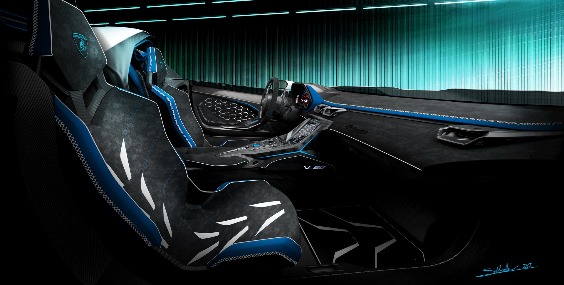 Cabin xe Lamborghini SC20