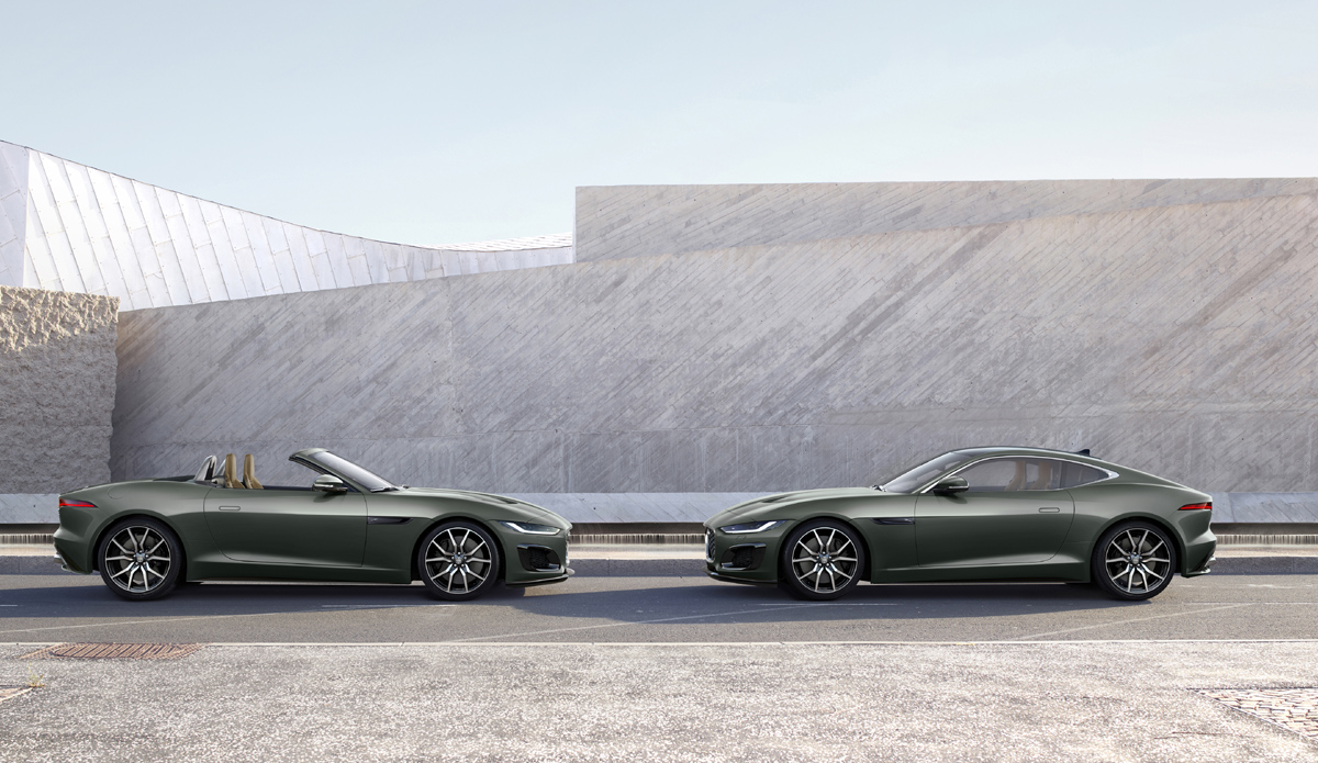 F-TYPE Heritage 60 Edition có cả kiểu dáng thân xe Coupé và Convertible