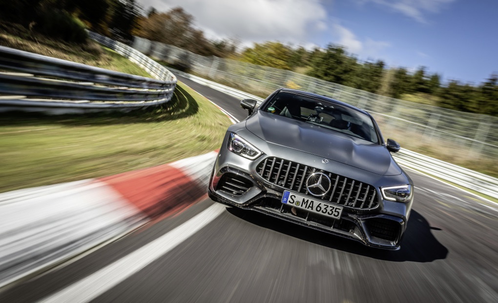 Mercedes-AMG GT 63 S 2021 xác lập kỷ lục thời gian hoàn thành một vòng đường đua Nürburgring Nordschleife với xe 4 cửa, 4 chỗ ngồi