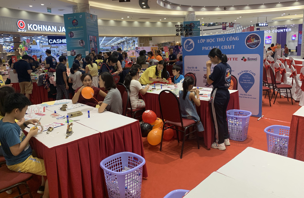 Gian hàng thủ công tại Mottainai 2019
