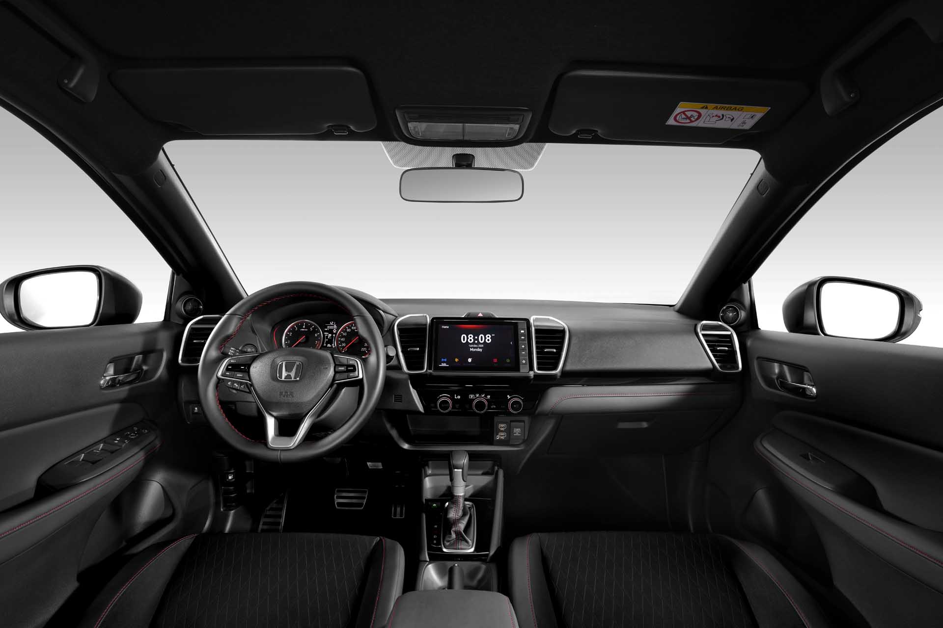 Hàng ghế trước của xe Honda City 2021