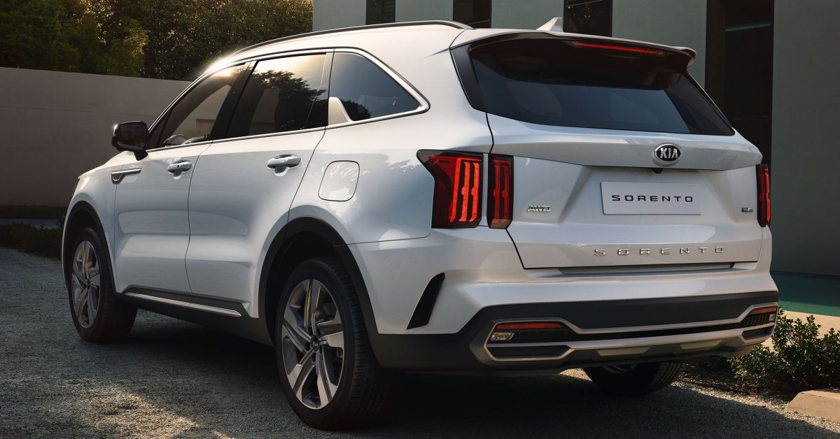 Thiết kế đuôi xe Kia Sorento 2021