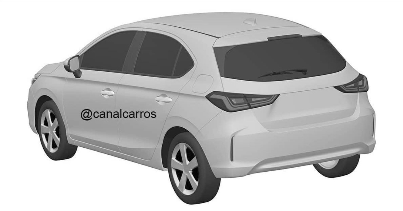 Honda City hatchback lộ diện qua bản vẽ xin bằng sáng chế