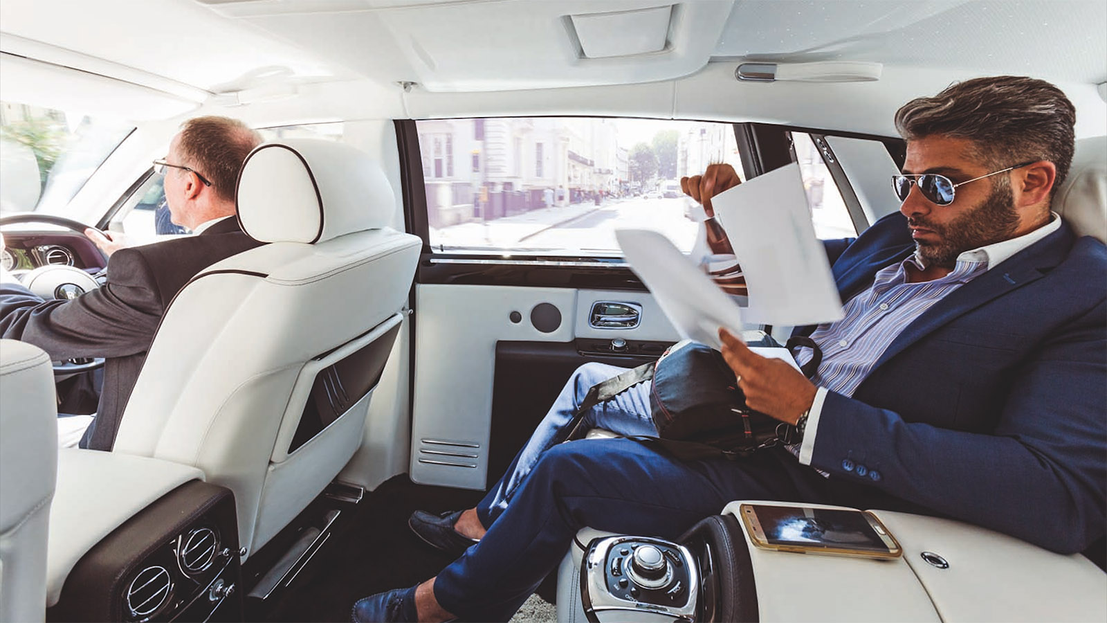 Tài xế xe Rolls-Royce