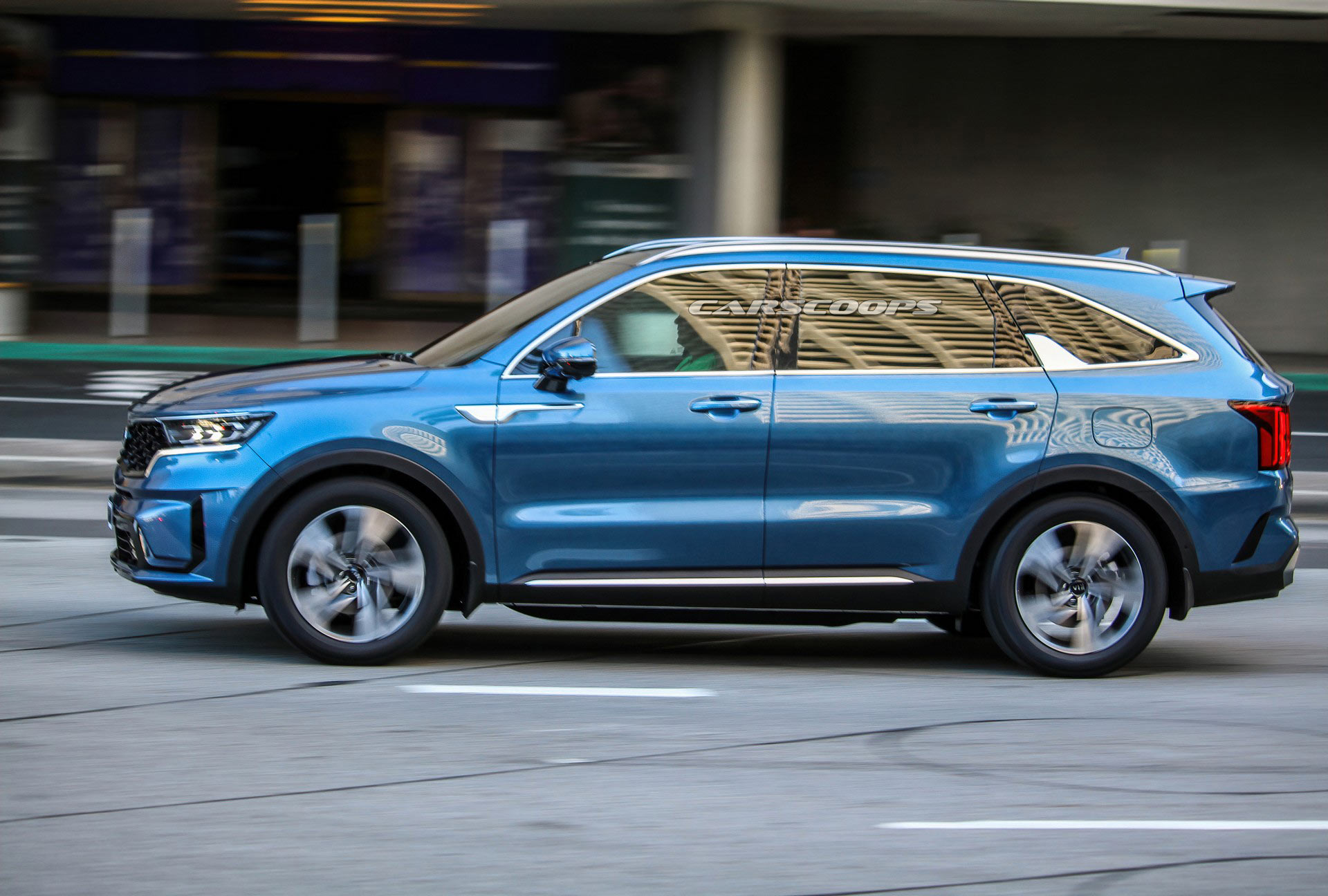 Thiết kế thân xe Kia Sorento 2021
