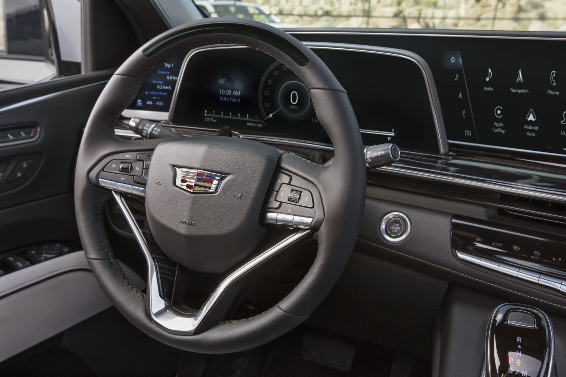 Vô lăng xe Cadillac Escalade 2021