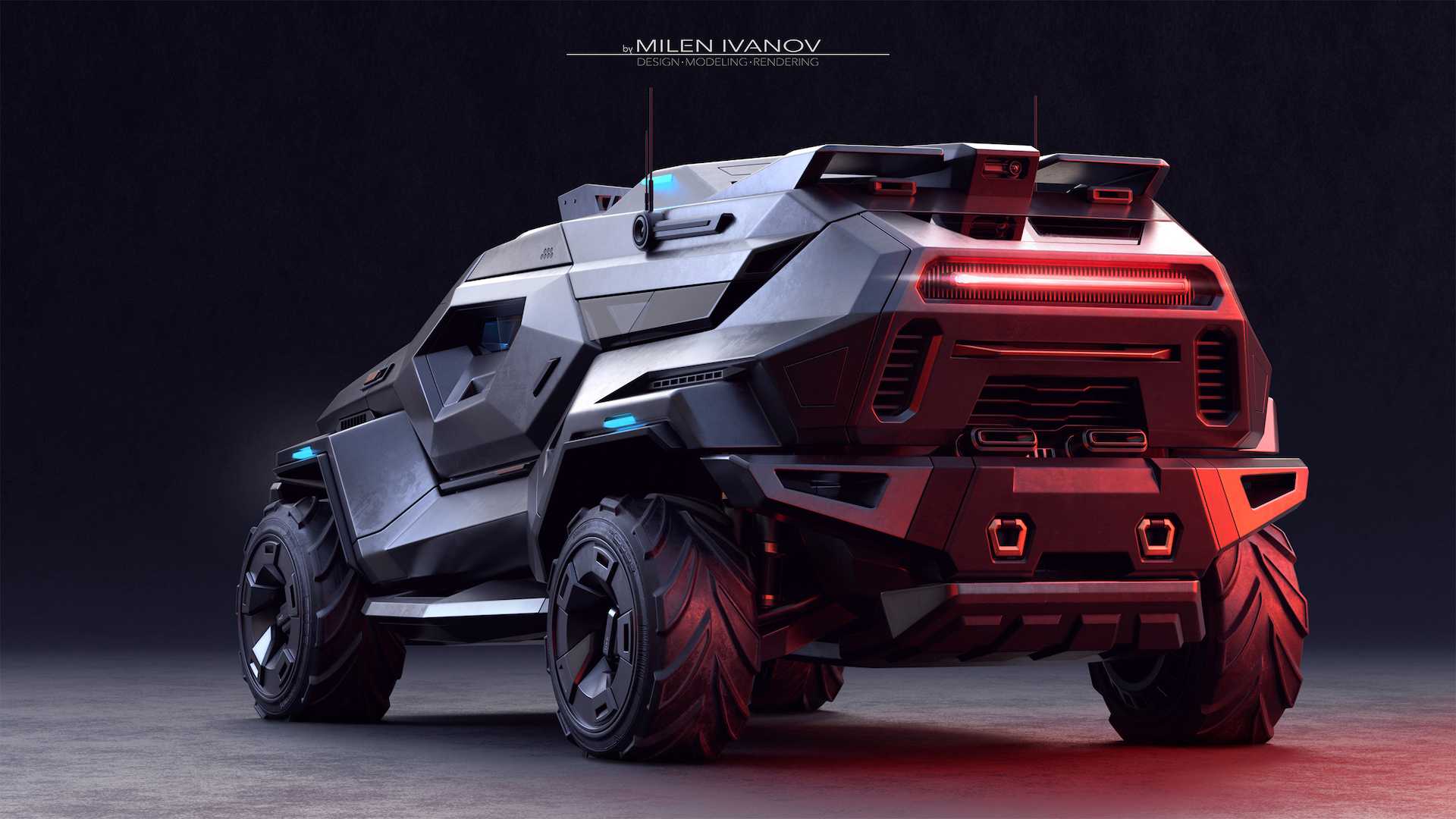 Xe "quái vật" Armortruck như trong phim khoa học viễn tưởng