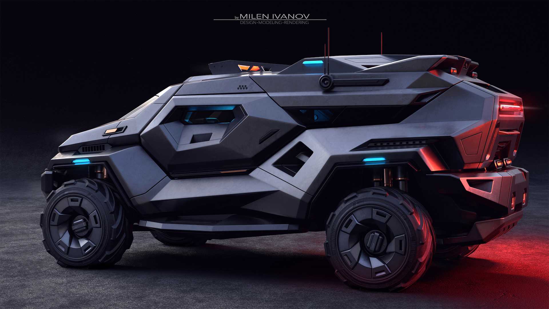 SUV Armortruck có thiết kế hầm hố