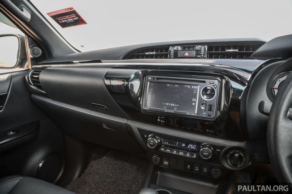 Hệ thống giải trí của xe Toyota Hilux cũng sẽ được nâng cấp