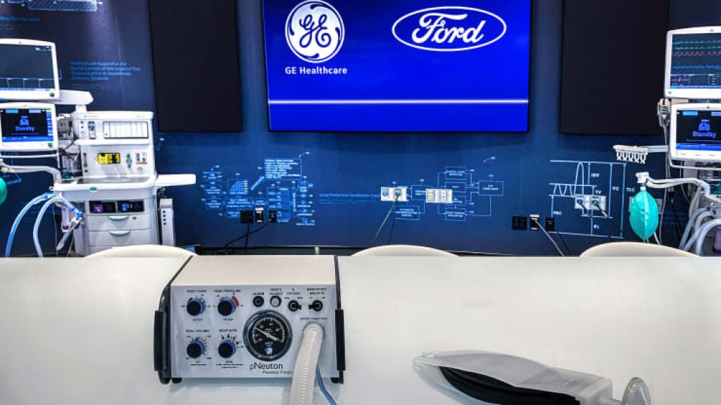 Ford bắt tay GE sản xuất máy trợ thở
