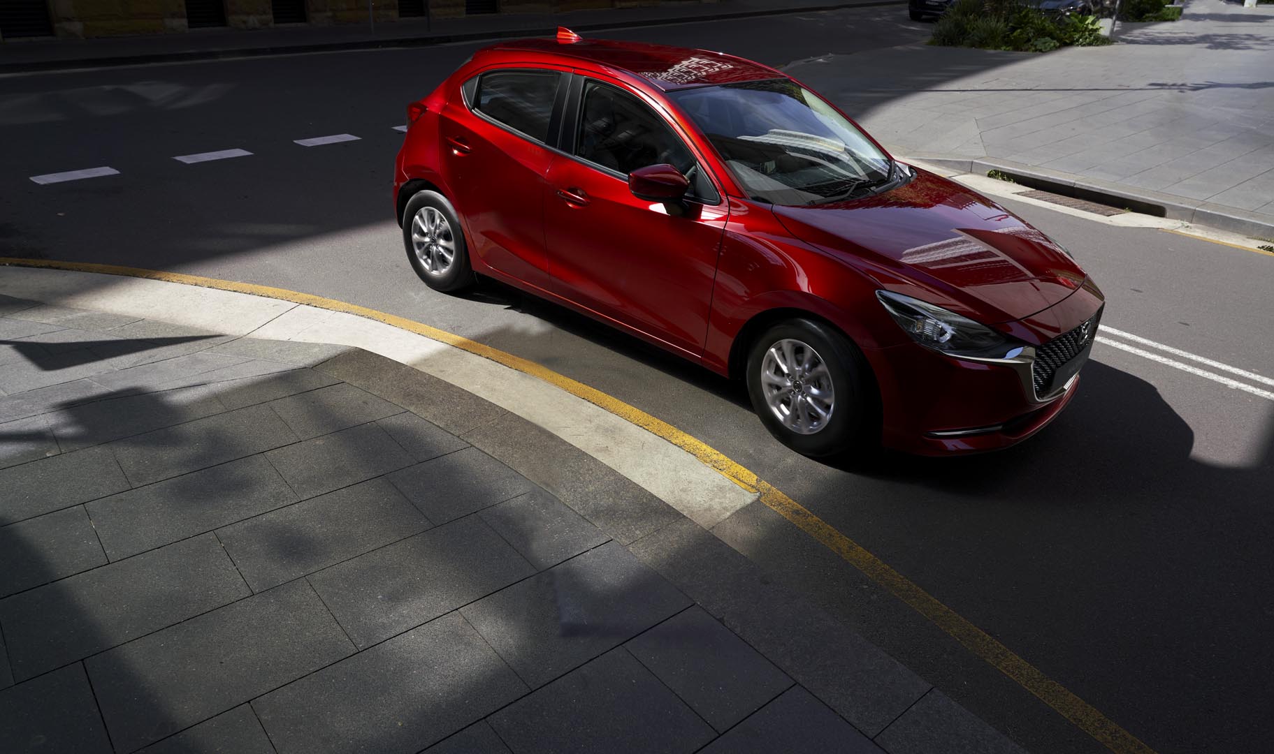 Mazda2 2020 mang thiết kế đồng nhất với các dòng sản phẩm gần đây của Mazda
