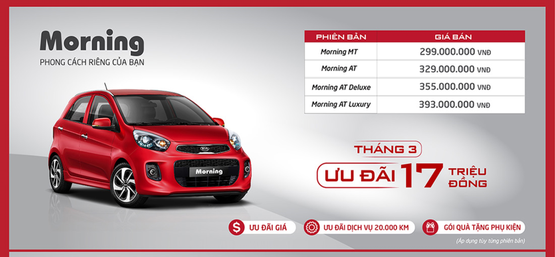 Kia Việt Nam tung khuyến mại tháng 3 cao nhất lên tới 70 triệu đồng