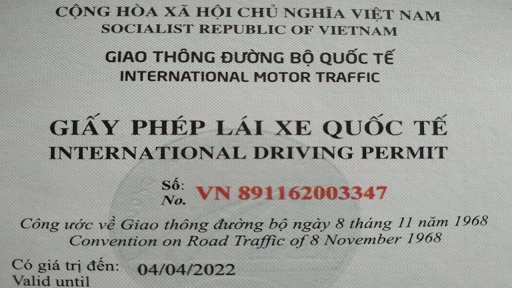 Giấy phép lái xe quốc tế