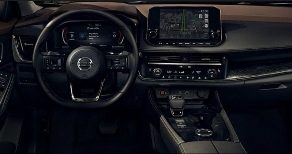 Hàng ghế trước của xe Nissan Rogue/X-Trail 2021