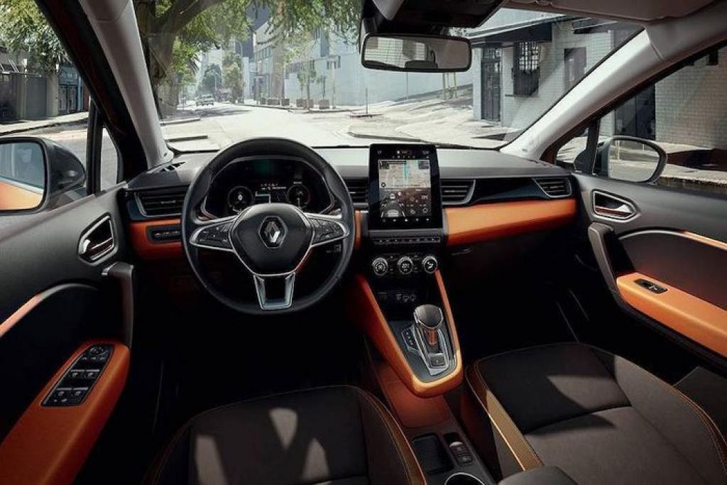 Hàng ghế trước của xe Renault Captur