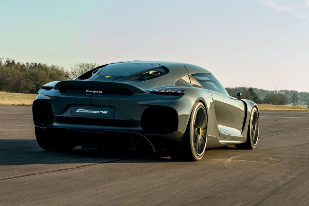 Đuôi xe Koenigsegg Gemera