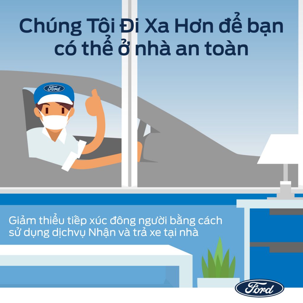 Khách hàng sẽ được lái thử xe tại nhà
