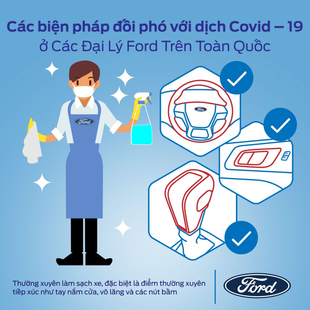 Các biện pháp vệ sinh xe tại đại lý