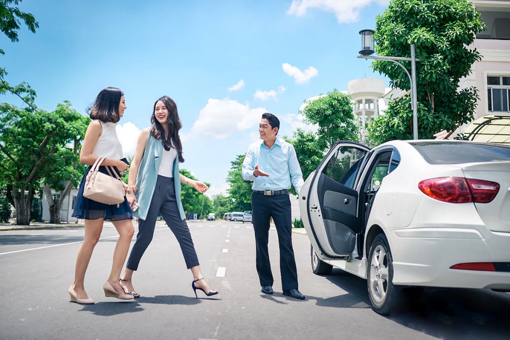 Grab car tại Sài Gòn