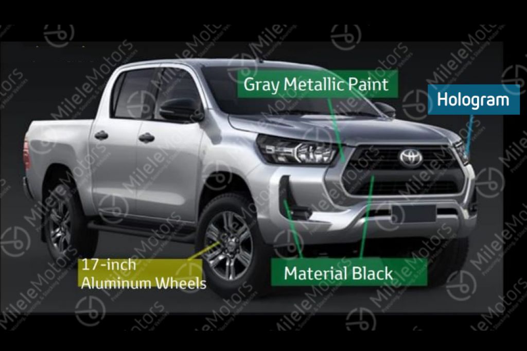 Toyota Hilux facelift 2021 hé lộ thiết kế ngoại thất các phiên bản