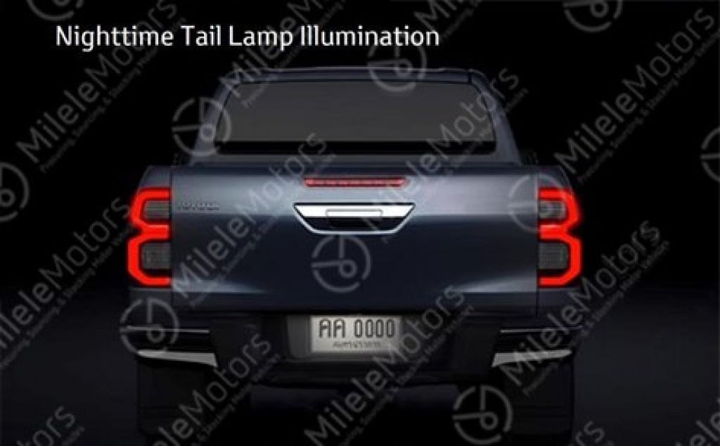 Toyota Hilux facelift 2021 hé lộ thiết kế ngoại thất các phiên bản