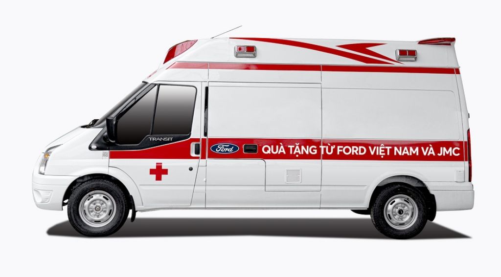 Mẫu xe cứu thương áp lực âm được hoán cải từ mẫu xe Thương mại Ford Transit