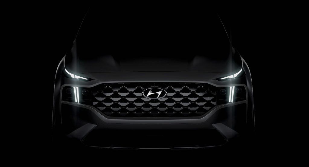 Hình ảnh hé lộ Hyundai Santa Fe 2020 bản Luxury