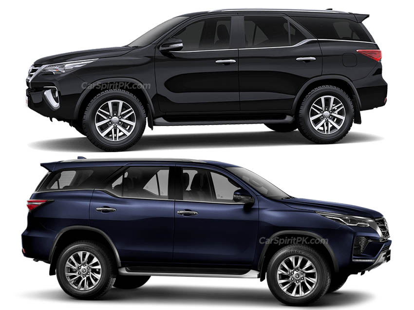 Những điểm khác biệt trên Toyota Fortuner 2021 và 2020