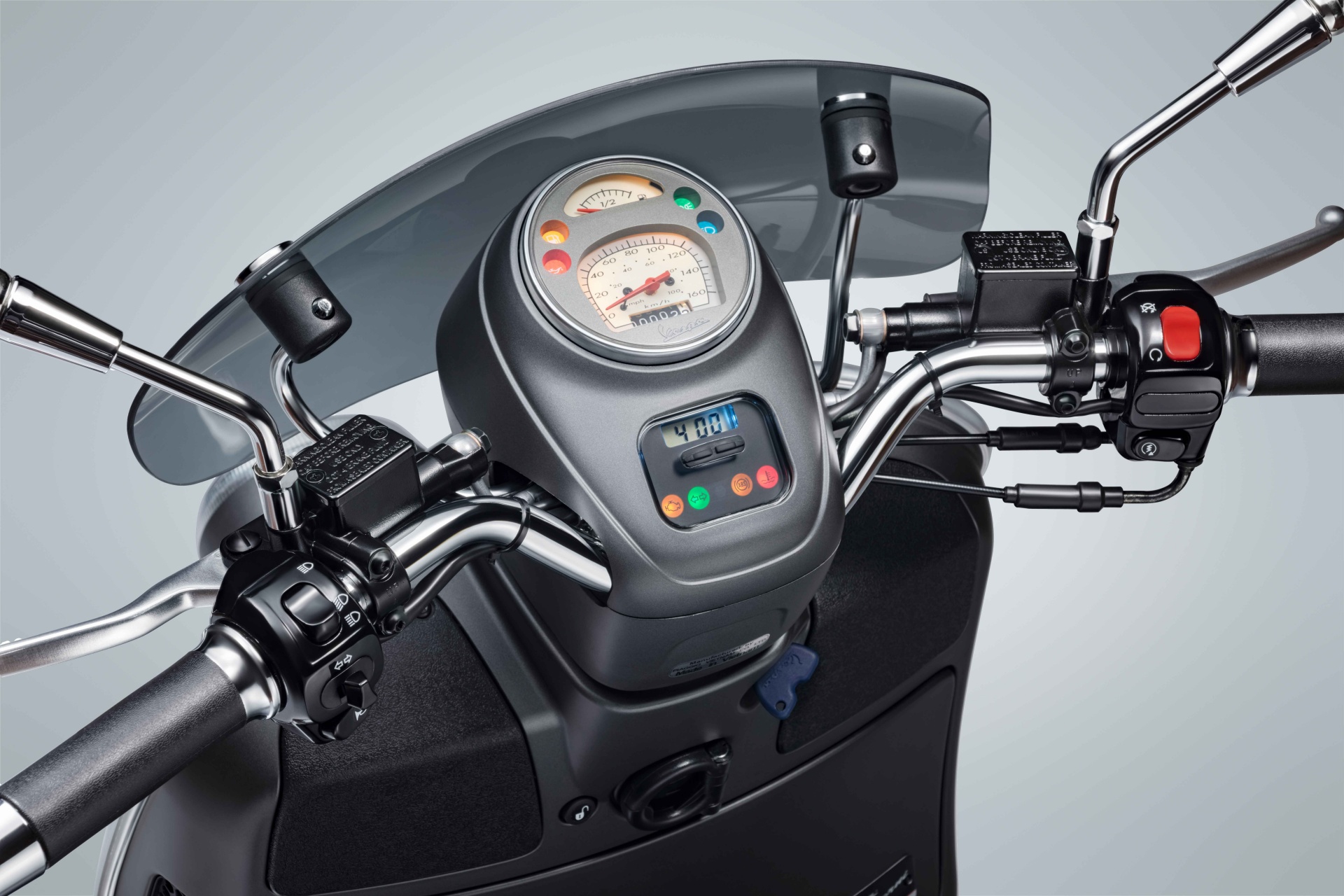 Đồng hồ hiển thị trên xe Vespa Sei Giorni II