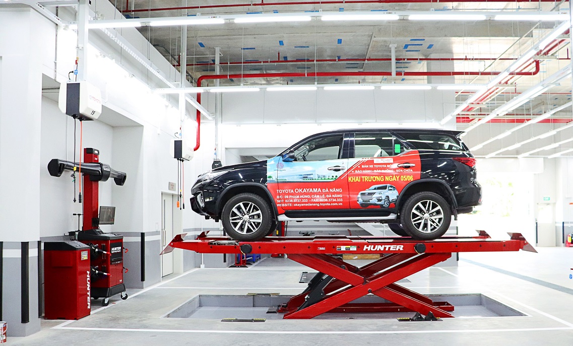 Toyota Okayama Đà Nẵng sở hữu nhiều trang thiết bị công nghệ Nhật Bản hiện đại và thân thiện với môi trường