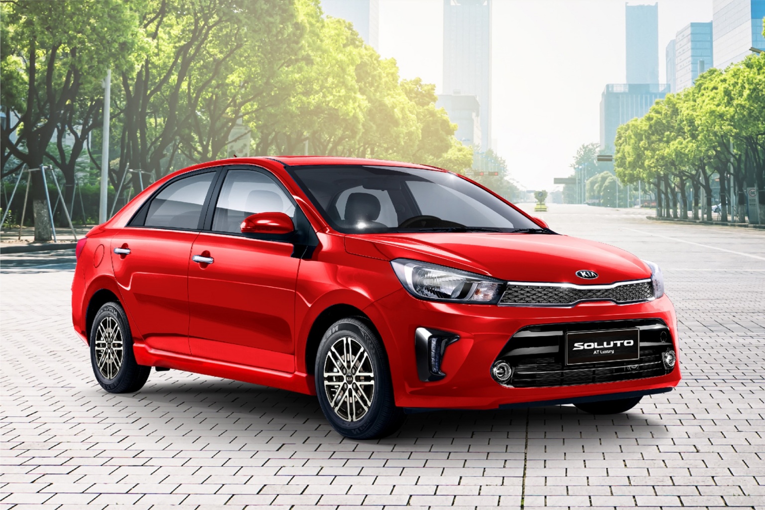 Kia Soluto cũng được khuyến mãi tới 50% phí trước bạ
