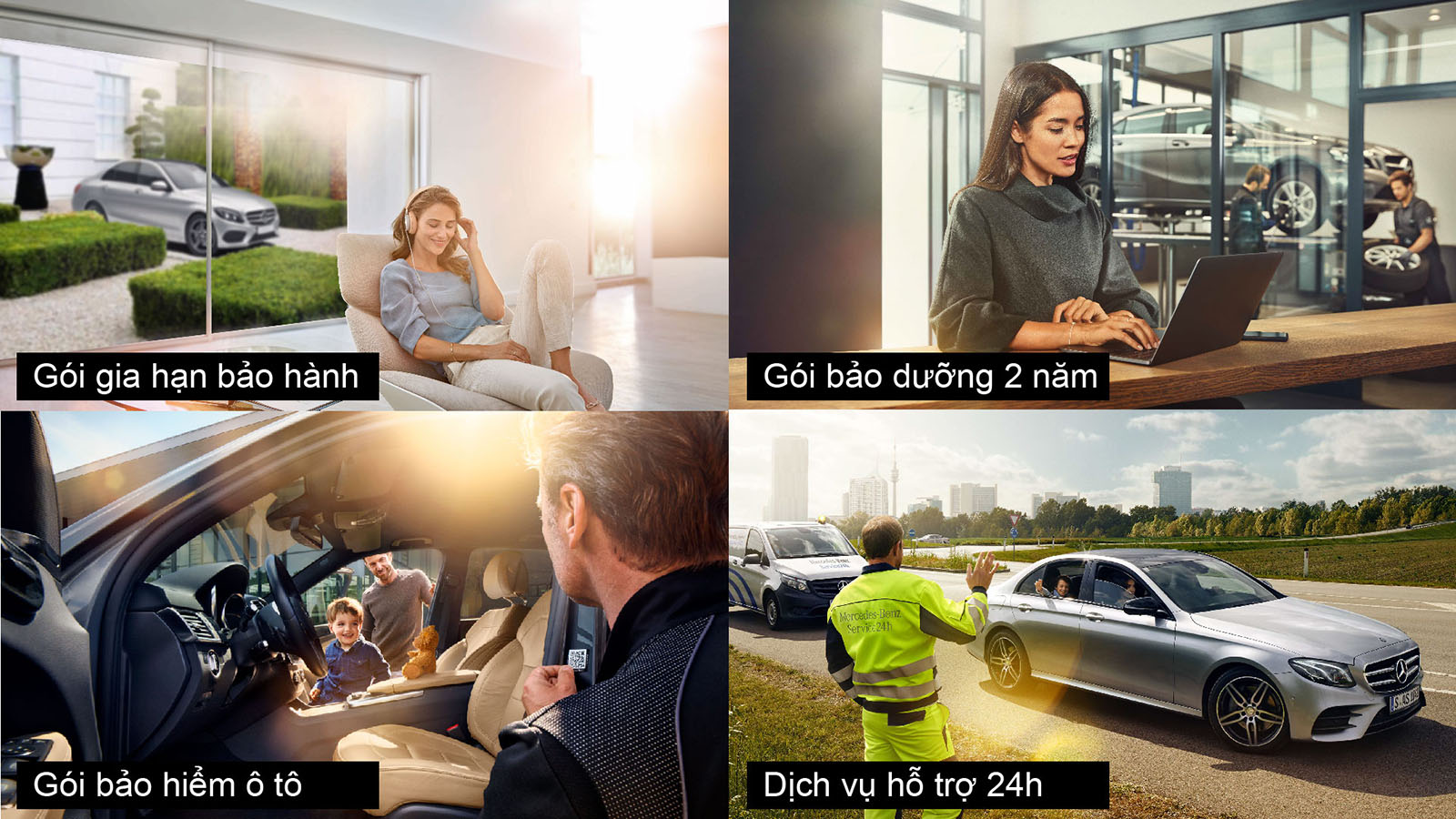 Gói dịch vụ 24h của Mercedes
