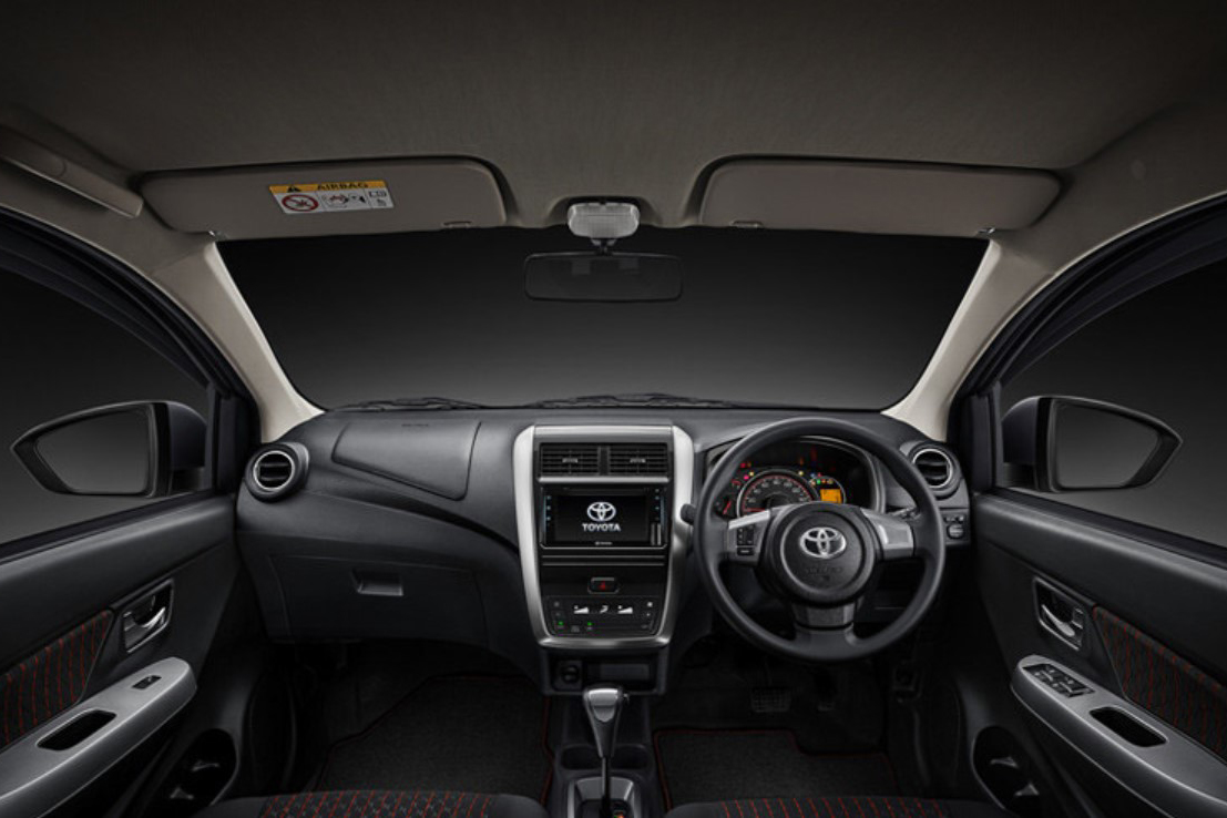 Hàng ghế trước của Toyota Wigo 2020