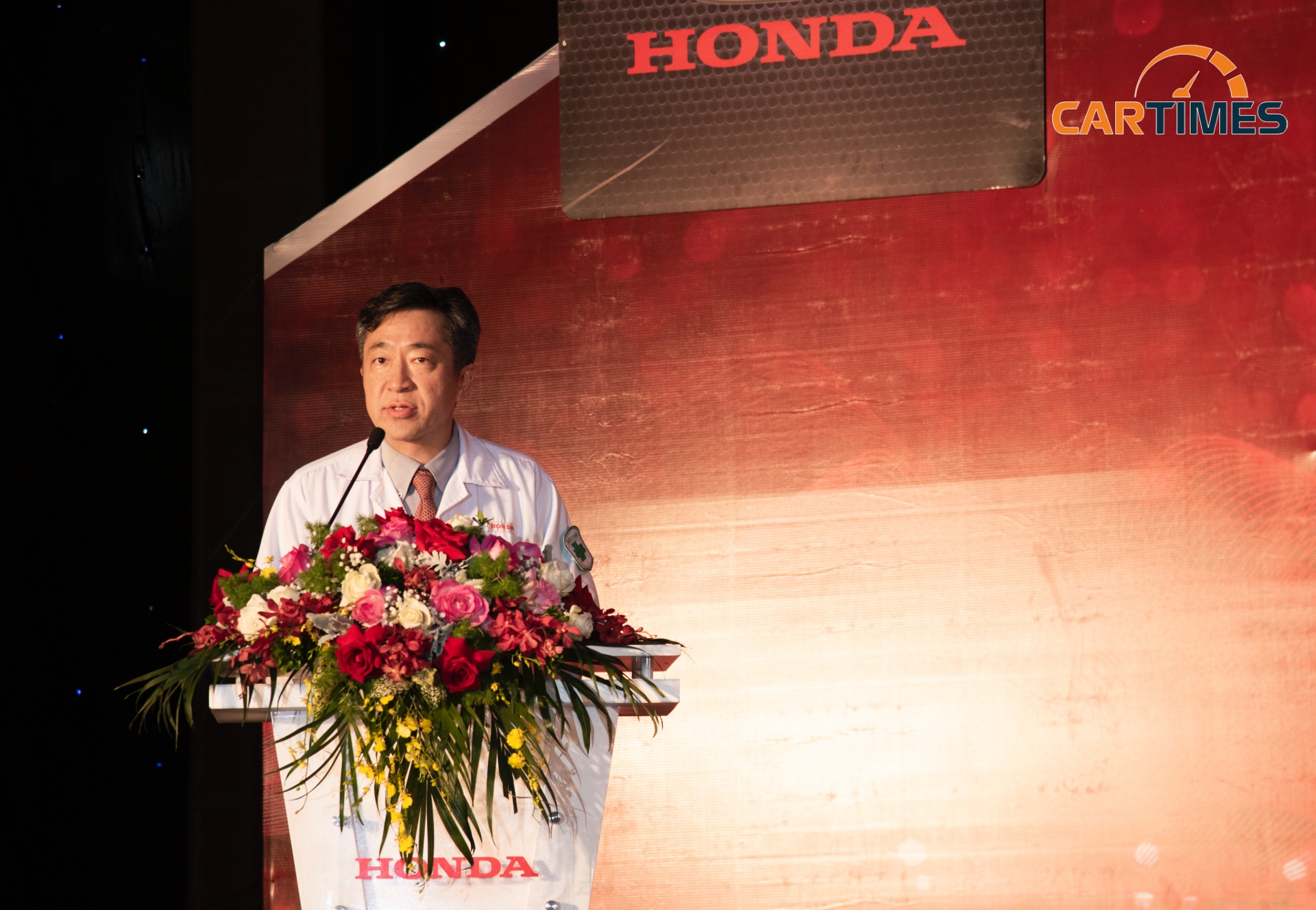 Keisuke Tsuruzono - TGĐ Honda Việt Nam phát biểu tại buổi lễ